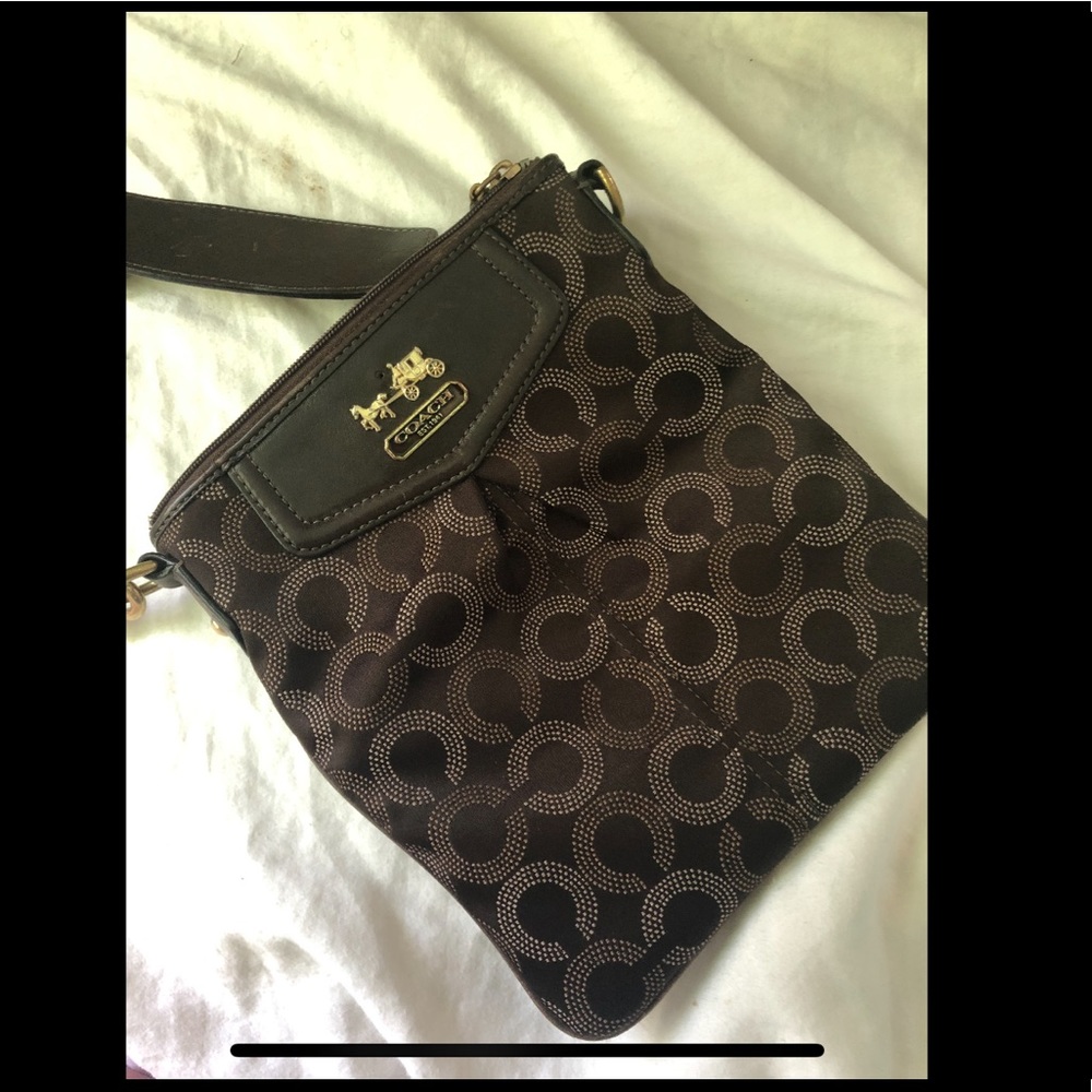 Authentic Brown Coach Madison bag